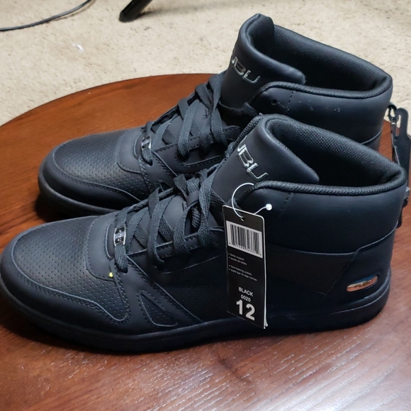 FUBU Shoes Fubu Hi Top Sneakers Sz 2 Mens Black Faux